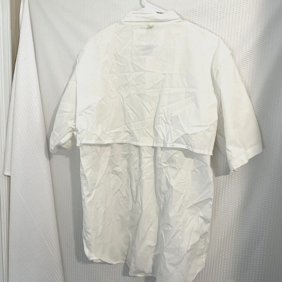 Magellan Outdoors Mens White Magshield Vented 100% Cotton Fishing Shirt Size L - Picture 4 of 5